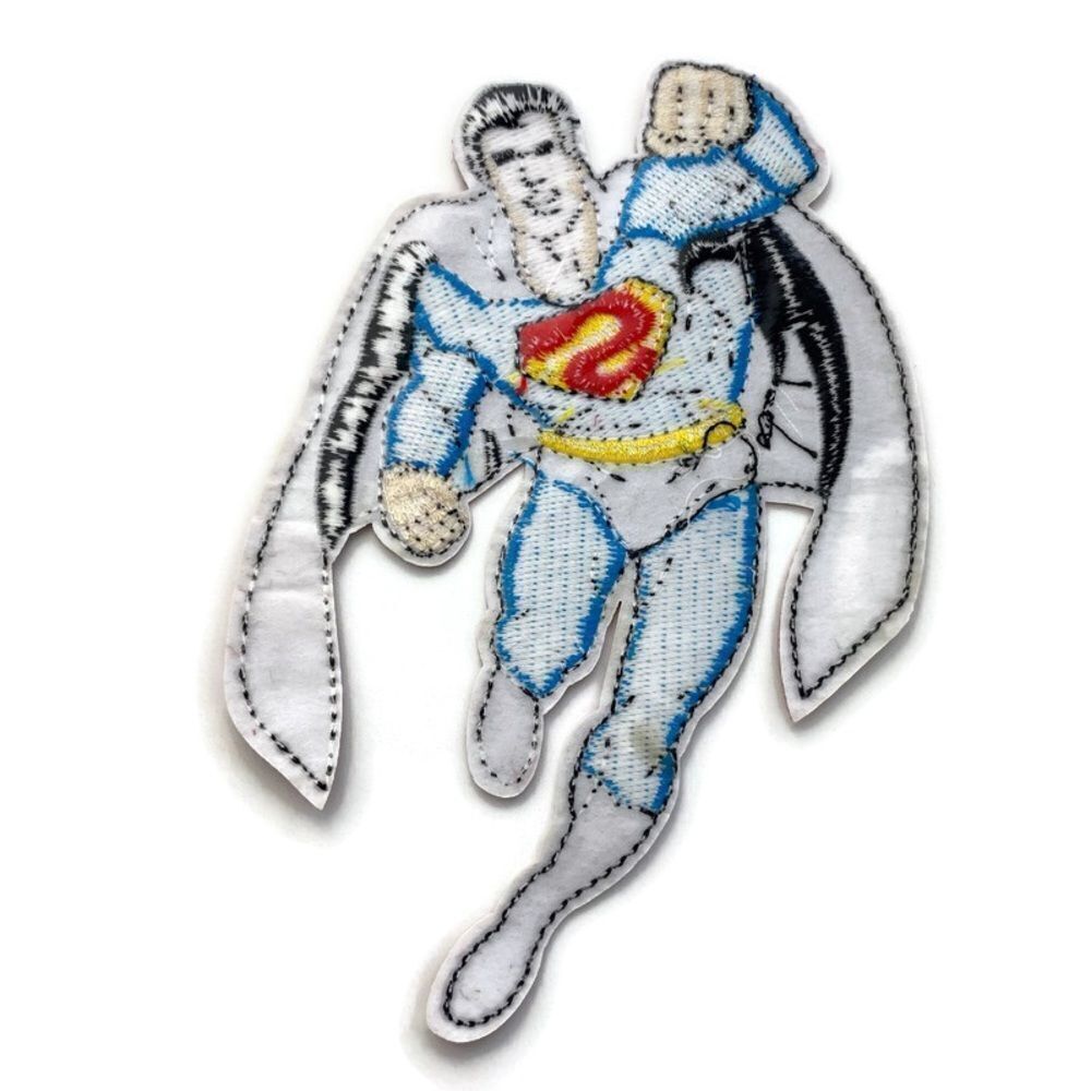 Superman Big Embroidered Patch - Picture 4 of 4